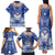 Marshall Islands Jemenei Day Family Matching Tank Maxi Dress and Hawaiian Shirt Polynesian Tribal Tattoo Seashell Necklace