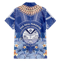 Marshall Islands Jemenei Day Hawaiian Shirt Polynesian Tribal Tattoo Seashell Necklace LT05 - Polynesian Pride