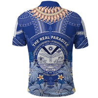 Marshall Islands Jemenei Day Polo Shirt Polynesian Tribal Tattoo Seashell Necklace