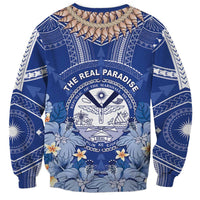 Marshall Islands Jemenei Day Sweatshirt Polynesian Tribal Tattoo Seashell Necklace