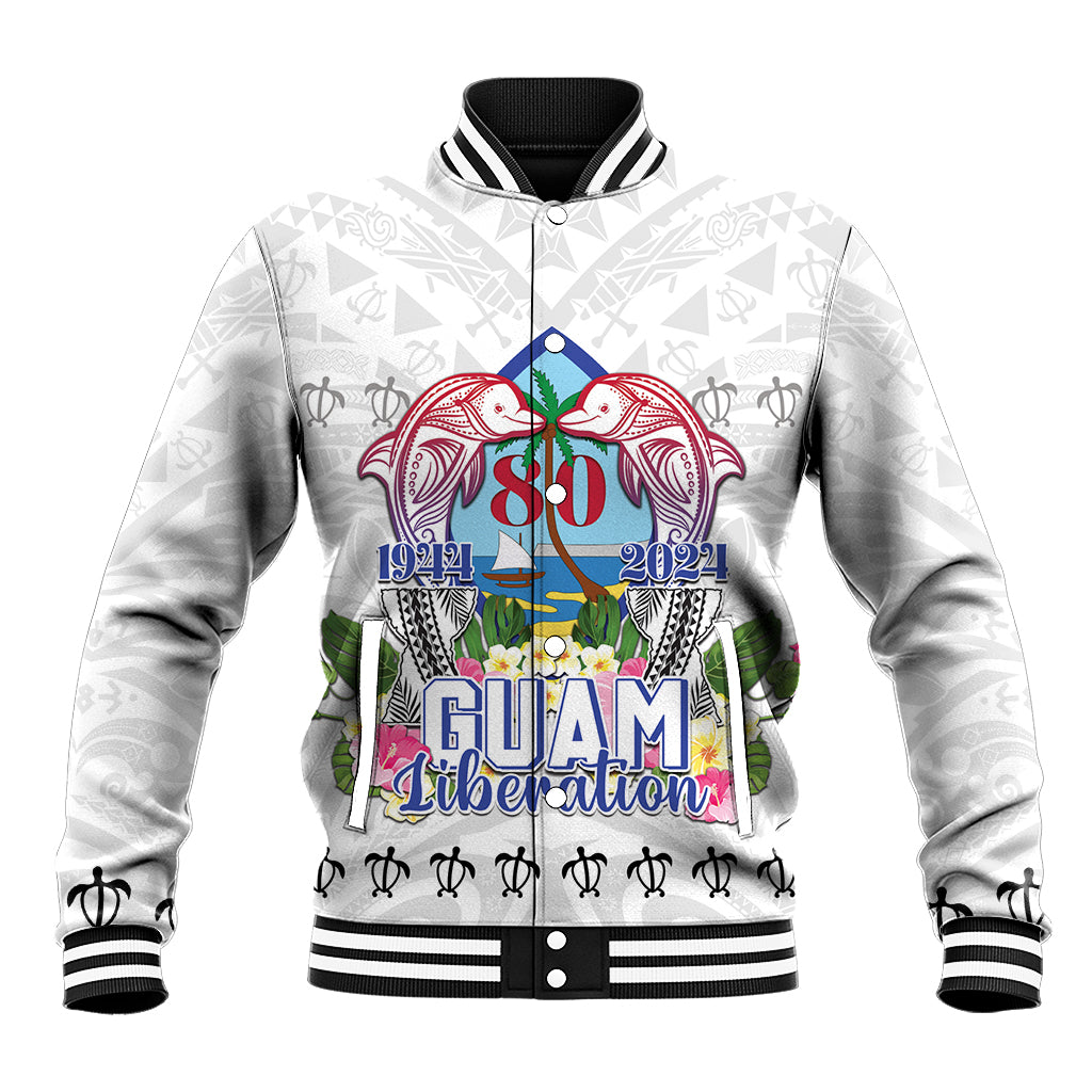 Guam Chamorro Liberation Day Baseball Jacket 80th Anniversary