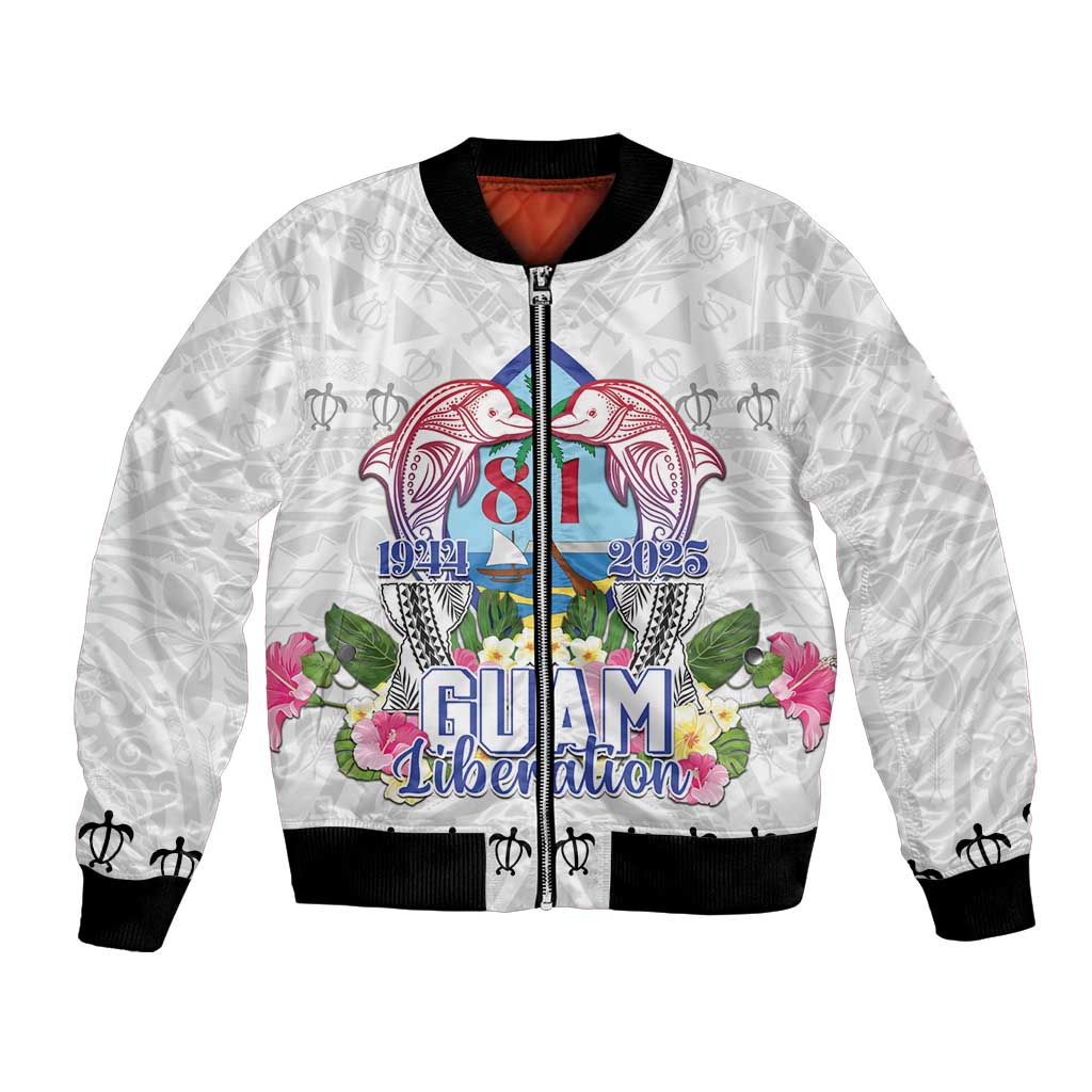 Guam Chamorro Liberation Day Bomber Jacket 81st Anniversary LT05