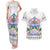 Guam Chamorro Liberation Day Couples Matching Tank Maxi Dress and Hawaiian Shirt 80th Anniversary