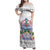 Guam Chamorro Liberation Day Family Matching Off Shoulder Maxi Dress and Hawaiian Shirt 80th Anniversary