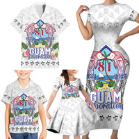 Guam Chamorro Liberation Day Family Matching Short Sleeve Bodycon Dress and Hawaiian Shirt 81st Anniversary LT05