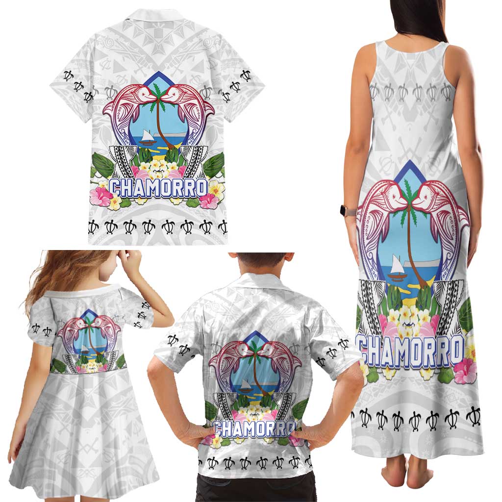 Guam Chamorro Liberation Day Family Matching Tank Maxi Dress and Hawaiian Shirt 81st Anniversary LT05