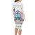 Guam Chamorro Liberation Day Long Sleeve Bodycon Dress 80th Anniversary