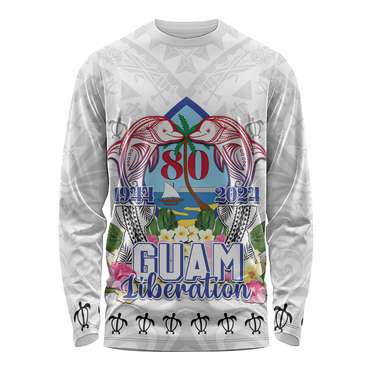 Guam Chamorro Liberation Day Long Sleeve Shirt 80th Anniversary