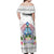 Guam Chamorro Liberation Day Off Shoulder Maxi Dress 80th Anniversary