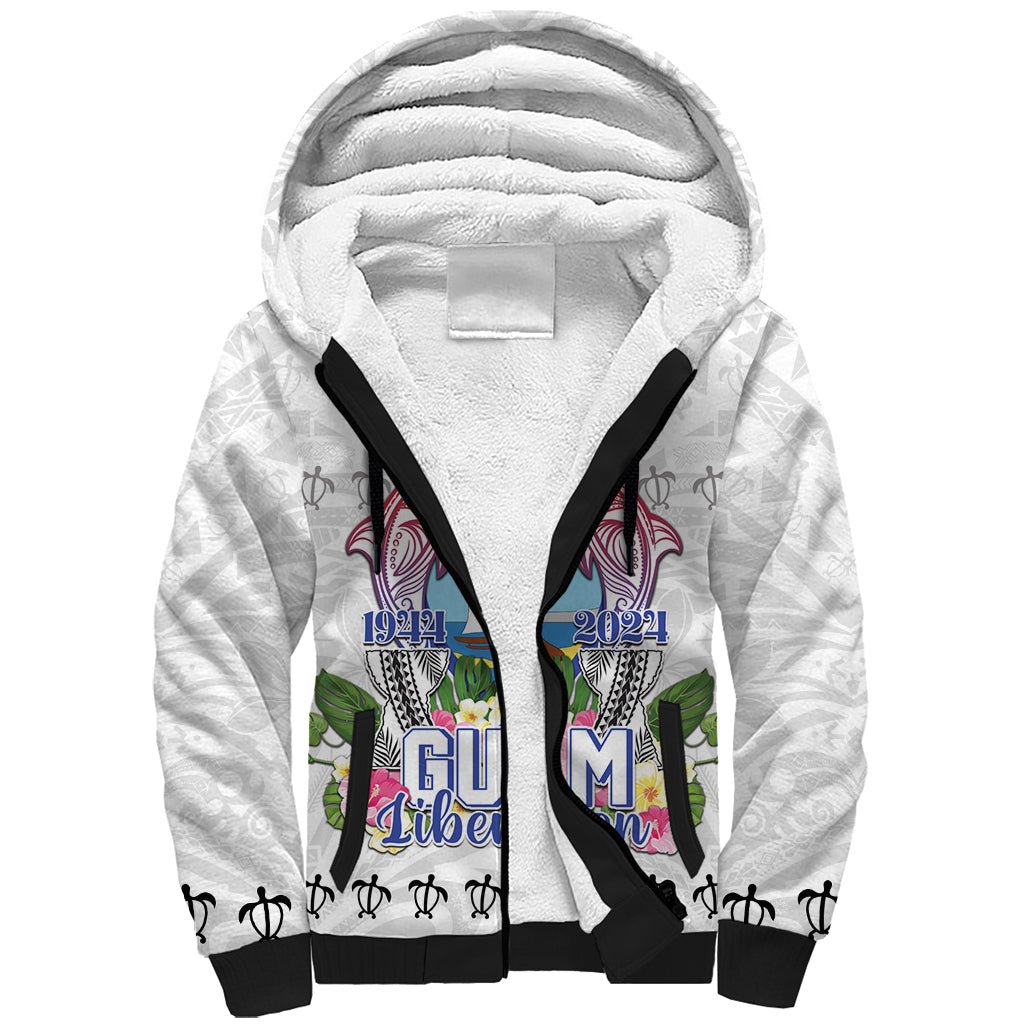 Guam Chamorro Liberation Day Sherpa Hoodie 80th Anniversary