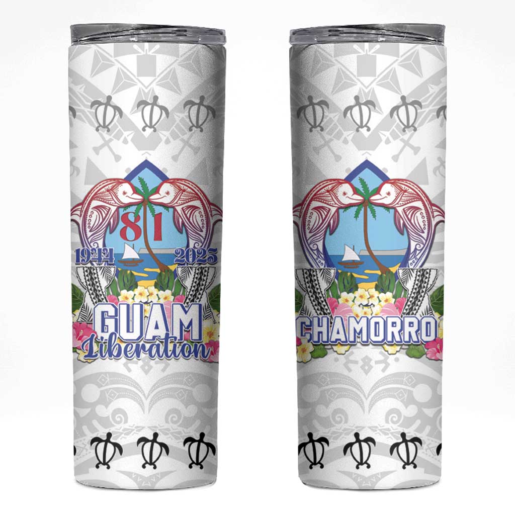 Guam Chamorro Liberation Day Skinny Tumbler 81st Anniversary LT05