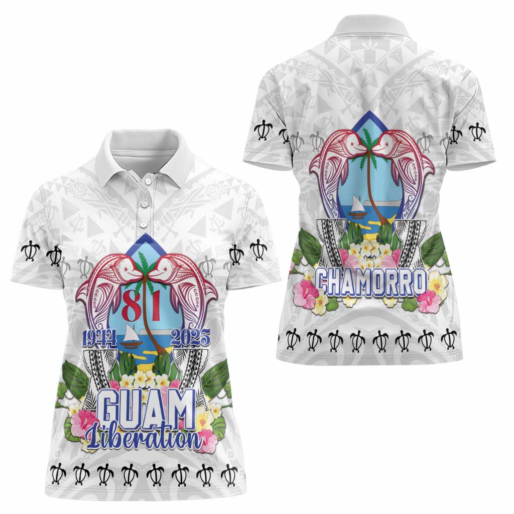 Guam Chamorro Liberation Day Women Polo Shirt 81st Anniversary LT05