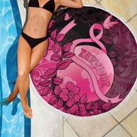 Cancer Fighter Beach Blanket I Beat Cancer LT05 - Polynesian Pride