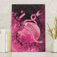 Cancer Fighter Canvas Wall Art I Beat Cancer LT05 Without Frame Pink - Polynesian Pride