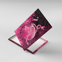 Cancer Fighter Canvas Wall Art I Beat Cancer LT05 With Frame Pink - Polynesian Pride