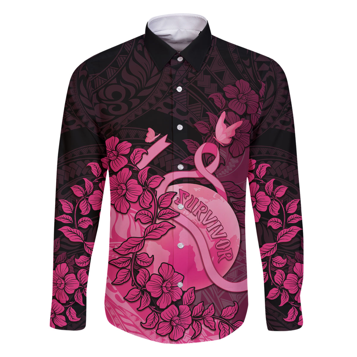 Personalised Cancer Fighter Family Matching Mermaid Dress and Hawaiian Shirt I Beat Cancer