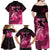 Personalised Cancer Fighter Family Matching Off Shoulder Maxi Dress and Hawaiian Shirt I Beat Cancer