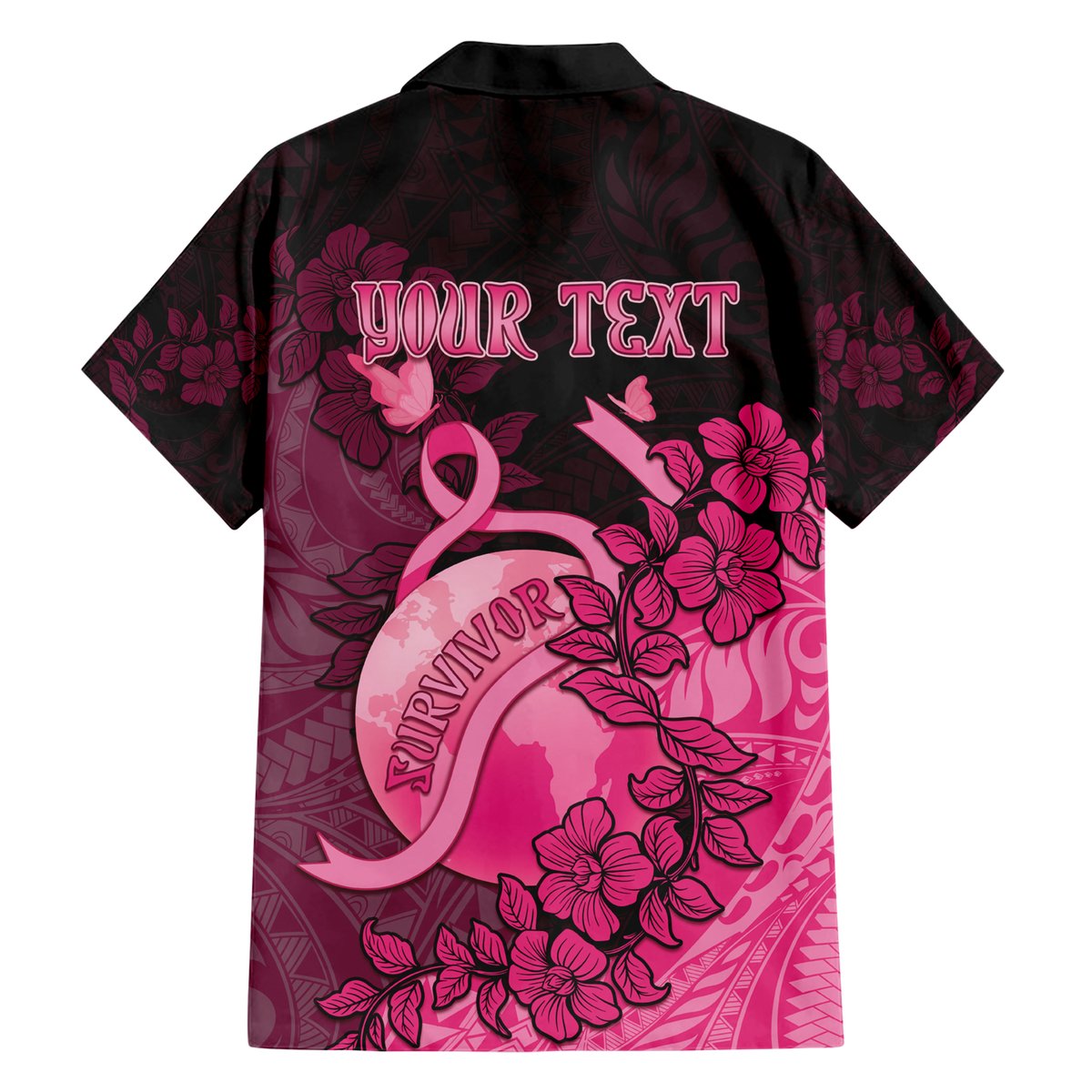 Personalised Cancer Fighter Hawaiian Shirt I Beat Cancer LT05 - Polynesian Pride