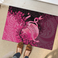 Cancer Fighter Rubber Doormat I Beat Cancer
