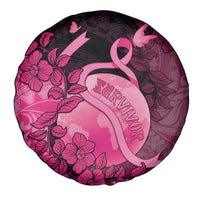 Cancer Fighter Spare Tire Cover I Beat Cancer LT05 - Polynesian Pride