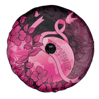 Cancer Fighter Spare Tire Cover I Beat Cancer LT05 - Polynesian Pride