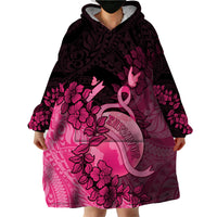 Personalised Cancer Fighter Wearable Blanket Hoodie I Beat Cancer LT05 - Polynesian Pride