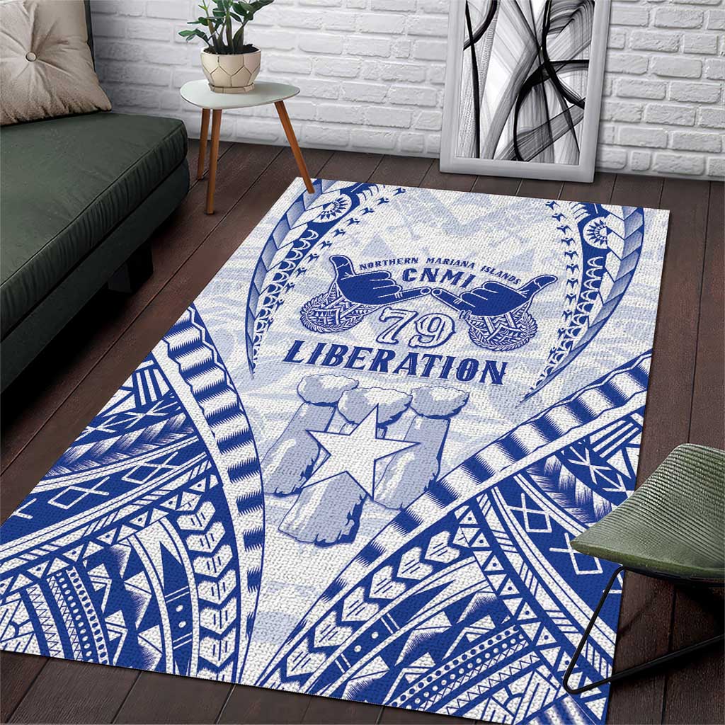 Northern Mariana Islands Liberation Day Area Rug 79th Anniversary