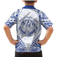 Northern Mariana Islands Liberation Day Family Matching Mermaid Dress and Hawaiian Shirt 79th Anniversary