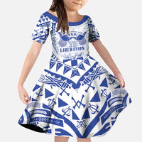Northern Mariana Islands Liberation Day Family Matching Mermaid Dress and Hawaiian Shirt 79th Anniversary