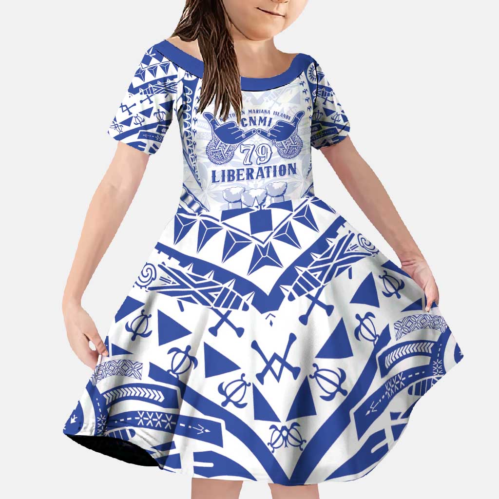Northern Mariana Islands Liberation Day Family Matching Summer Maxi Dress and Hawaiian Shirt 79th Anniversary