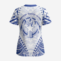 Northern Mariana Islands Liberation Day Scrub Top 79th Anniversary - Polynesian Pride