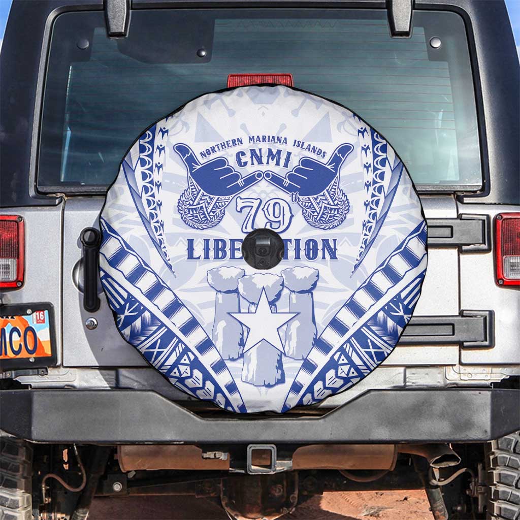 Northern Mariana Islands Liberation Day Spare Tire Cover 79th Anniversary