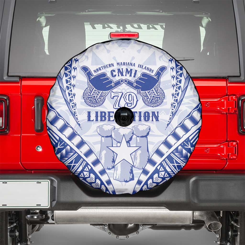 Northern Mariana Islands Liberation Day Spare Tire Cover 79th Anniversary