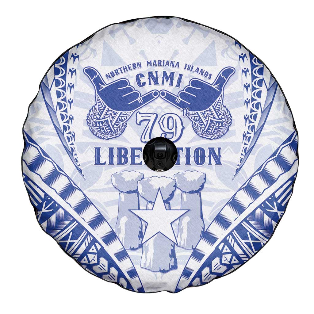 Northern Mariana Islands Liberation Day Spare Tire Cover 79th Anniversary