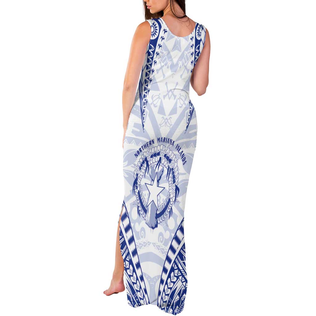 Northern Mariana Islands Liberation Day Tank Maxi Dress 79th Anniversary