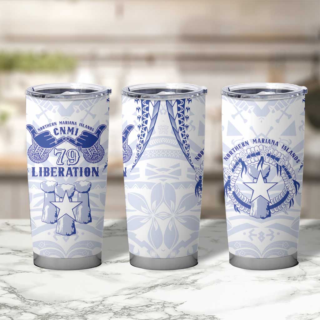 Northern Mariana Islands Liberation Day Tumbler Cup 79th Anniversary