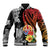 French Polynesia Bastille Day Baseball Jacket Tropical Turtle Hibiscus Polynesian Pattern