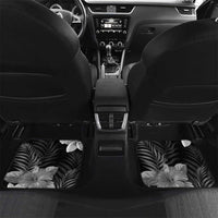 French Polynesia Bastille Day Car Mats Tropical Turtle Hibiscus Polynesian Pattern LT05 Set 2pcs - Back Black - Polynesian Pride