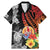 French Polynesia Bastille Day Family Matching Mermaid Dress and Hawaiian Shirt Tropical Turtle Hibiscus Polynesian Pattern