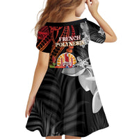 French Polynesia Bastille Day Family Matching Off Shoulder Short Dress and Hawaiian Shirt Tropical Turtle Hibiscus Polynesian Pattern LT05 - Polynesian Pride