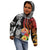 French Polynesia Bastille Day Kid Hoodie Tropical Turtle Hibiscus Polynesian Pattern