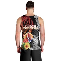French Polynesia Bastille Day Men Tank Top Tropical Turtle Hibiscus Polynesian Pattern LT05 - Polynesian Pride