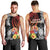 French Polynesia Bastille Day Men Tank Top Tropical Turtle Hibiscus Polynesian Pattern