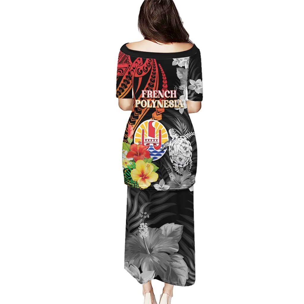 French Polynesia Bastille Day Puletasi Tropical Turtle Hibiscus Polynesian Pattern LT05 - Polynesian Pride
