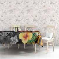 French Polynesia Bastille Day Tablecloth Tropical Turtle Hibiscus Polynesian Pattern LT05 - Polynesian Pride