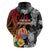 French Polynesia Bastille Day Zip Hoodie Tropical Turtle Hibiscus Polynesian Pattern