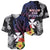 Wallis and Futuna Bastille Day Baseball Jersey Tropical Turtle Hibiscus Polynesian Pattern