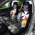 Wallis and Futuna Bastille Day Car Seat Cover Tropical Turtle Hibiscus Polynesian Pattern