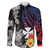 Wallis and Futuna Bastille Day Family Matching Puletasi and Hawaiian Shirt Tropical Turtle Hibiscus Polynesian Pattern