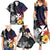 Wallis and Futuna Bastille Day Family Matching Summer Maxi Dress and Hawaiian Shirt Tropical Turtle Hibiscus Polynesian Pattern
